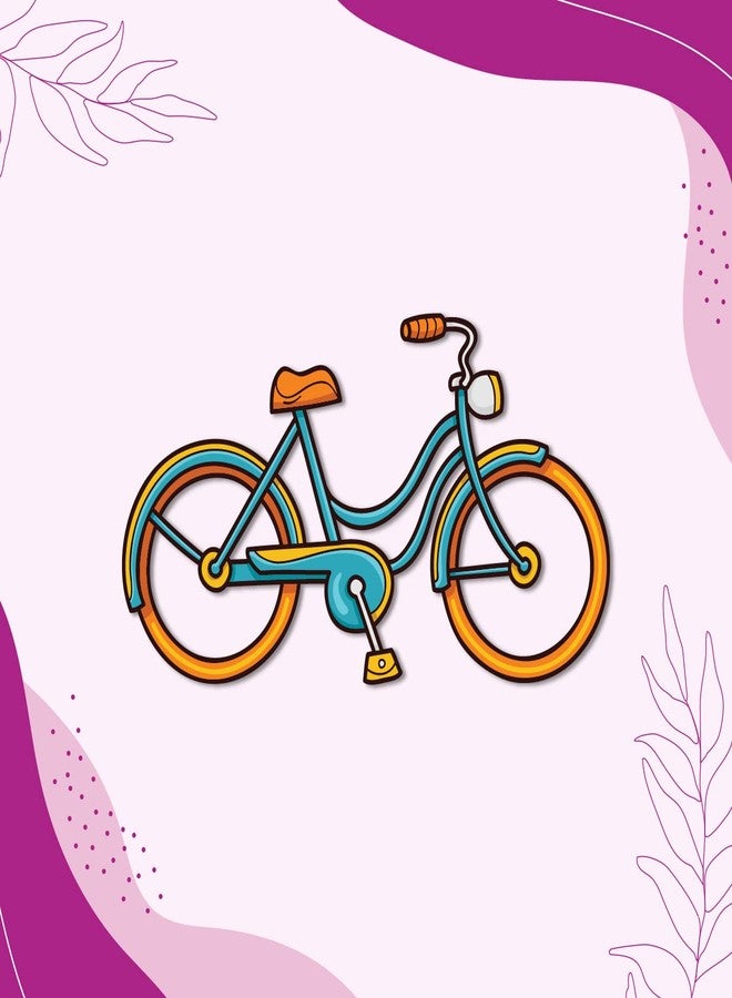 Bhai Please Cycle Wooden Fridge Magnet - Image 5